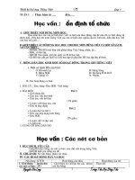 Bài giảng Giáo án tiếng việt - HKI - Toàn Tập