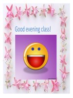 Bài soạn giao an can ban