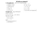 Bài soạn de kiem tra chuong 2 so hoc