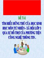 Tài liệu CNTT trong dạy TNXH