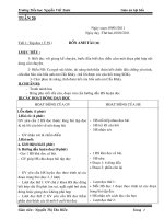 Tài liệu Giáo án tuần 20- CKT, MT