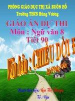 Bài giảng MÔN VĂN CHIÉU DỜI ĐÔ -ĐẠT GIẢI CẤP TỈNH NĂM 2009-2010