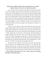 MỘT SỐ GIẢI PHÁP NHẰM NÂNG CAO HIỆU QUẢ SỬ DỤNG TSLĐ Ở CÔNG TY VẬT TƯ KỸ THUẬT XI MĂNG