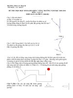 Bài soạn Đề thi HSG vòng trường