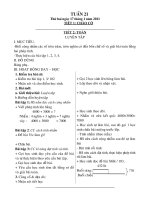 Gián án TUAN 21- LOP 3