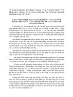 LÝ LUẬN CHUNG VỀ HẠCH TOÁN  CHI PHÍ SẢN XUẤT VÀ TÍNH GIÁ THÀNH SẢN PHẨM TRONG CÁC DOANH NGHIỆP KINH DOANH XÂY LẮP