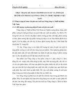 THỰC TRẠNG KẾ TOÁN CHI PHÍ SẢN XUẤT VÀ TÍNH GIÁ THÀNH SẢN PHẨM TẠI TỔNG CÔNG TY THIẾT BỊ ĐIỆN VIỆT NAM