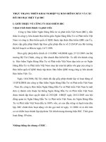 THỰC TRẠNG TRIỂN KHAI NGHIỆP VỤ BẢO HIÊM CHÁY VÀ CÁC RỦI RO ĐẶC BIỆT TẠI BIC