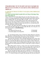 TÌNH HÌNH THỰC TẾ VỀ TỔ CHỨC KẾ TOÁN TẬP HỢP CHI PHÍ SẢN XUẤT Ở CÔNG TY XÂY DỰNG CÔNG TRÌNH GIAO THÔNG 54