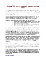 Display VB6 Source codes với màu trong trang Web