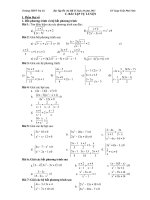 Tài liệu Bai Tâp Ôn Thi HK II Toan 10 năm 2011