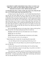 Giải pháp và kiến nghị nhằm tăng cường và nâng cao hiệu quả công tác huy động tiền gửi dân cư tại Chi nhánh Ngân hàng Công thương Hai Bà Trưng