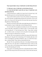 Thực trạng lợi nhuận ở công ty cổ phần dịch vụ du lịch đường sắt hà nội