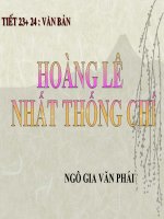 Hoàng lê nhất thống chí NV 9 HK1