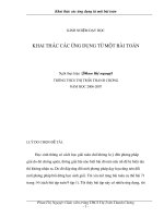 Tài liệu SKKN KHAI THAC UNG DUNG TU MOT BAI TOAN