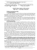 Bài soạn Sơ kết công đoàn HK1. 2010-2011