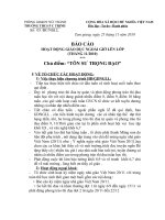 Tài liệu báo cáo tháng 11