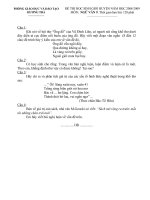 Gián án HSG VĂN- HUYỆN HƯƠNG TRÀ 2008-2009