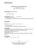 De thi hoc ki I 2010-2011 Son Dong