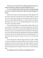 CƠ SỞ LÝ LUẬN VỀ KẾ TOÁN TẬP HỢP CHI PHÍ SẢN XUẤT VÀ TÍNH GIÁ THÀNH SẢN PHẨM TẠI DOANH NGHIỆP SẢN XUẤT