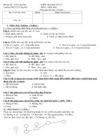 Gián án Đề thi HK II-sinh 7