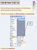 Bài soạn Chen File Audio trong PowerPoint