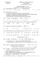 Tài liệu Toan 8 HK1-10.11 DeBieu diem