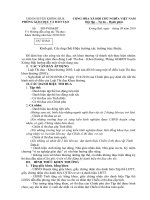 Bài soạn Dự thảo TD-KT năm học 2010-2011