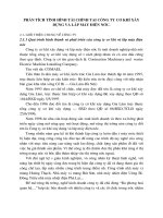 Phân tích tình hình tài chính tại công ty cơ khí xây dựng và lắp máy điện nước.