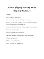 Gia hạn giấy phép hoạt động báo áp thấp nhiệt đới, bão, lũ