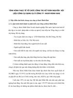 TÌNH HÌNH THỰC TẾ TỔ CHỨC CÔNG TÁC KẾ TOÁN NGUYÊN  VẬT LIỆU CÔNG CỤ DỤNG CỤ Ở CÔNG TY  KHOÁ MINH KHAI