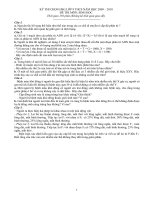 Tài liệu đề thi HSG lớp 9