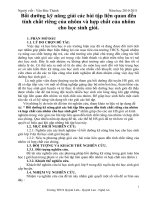 Bài soạn Sáng kiến kinh nghiệm hóa học 2010-2011