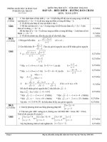 Tài liệu Đáp án Toán 9 HKì I 2010-2011