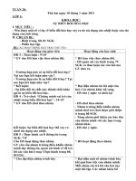 Tài liệu GA KH-ĐL lớp 4-5 tuần 20(cktkn)