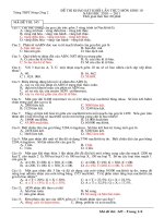 Bài soạn Khao sat  Sinh khoi 10 - MDT 345