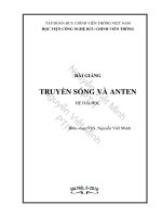 Bài giảng truyền sóng và anten_HVCNBCVT