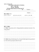 Bài giảng Đề thi HSG_Toán lớp 2