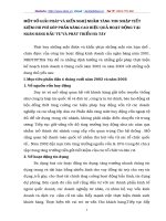 MỘT SỐ GIẢI PHÁP VÀ KIẾN NGHỊ NHẰM TĂNG THU NHẬP TIẾT KIỆM CHI PHÍ GÓP PHẦN NÂNG CAO HIỆU QUẢ HOẠT ĐỘNG TẠI NGÂN HÀNG ĐẦU TƯ VÀ PHÁT TRIỂN HÀ TÂY