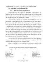 THẨM ĐỊNH DỰ ÁN ĐẦU TƯ CỦA NGÂN HÀNG THƯƠNG MẠI