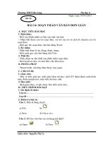 Gián án Giáo án 6 tiết 39