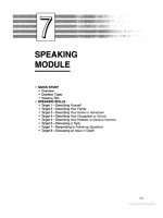 Speaking module
