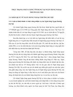 THỰC TRẠNG CHẤT LƯỢNG TÍN DỤNG TẠI NGÂN HÀNG NGOẠI THƯƠNG HÀ NỘI