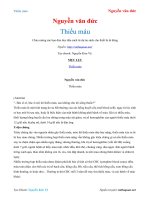 Thiếu máu   nguyễn văn đức 