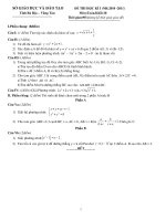 Bài giảng De kiem tra Toan  hk1(2010-2011)