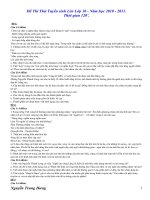 Tài liệu DE THI TUYEN LEN 10 NAM 2010-2011