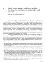 Land-based marine pollution and the Arctic - polarities between principles and practice