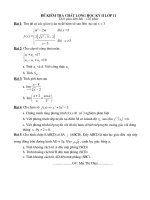 Tài liệu de on thi hoc ky 2 lop 11