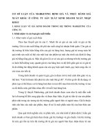 CƠ SỞ LUẬN CỦA MARKETING ĐỊNH GIÁ VÀ THỰC HÀNH GIÁ XUẤT KHẨU Ở CÔNG TY SẢN XUẤT KINH DOANH XUẤT NHẬP KHẨU