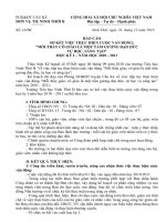 Bài soạn bao cao so ket cuoc van dong 